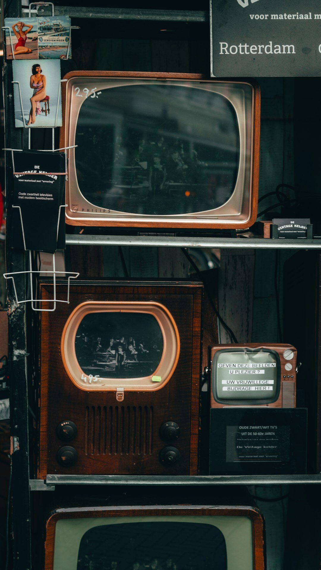 vintage television set