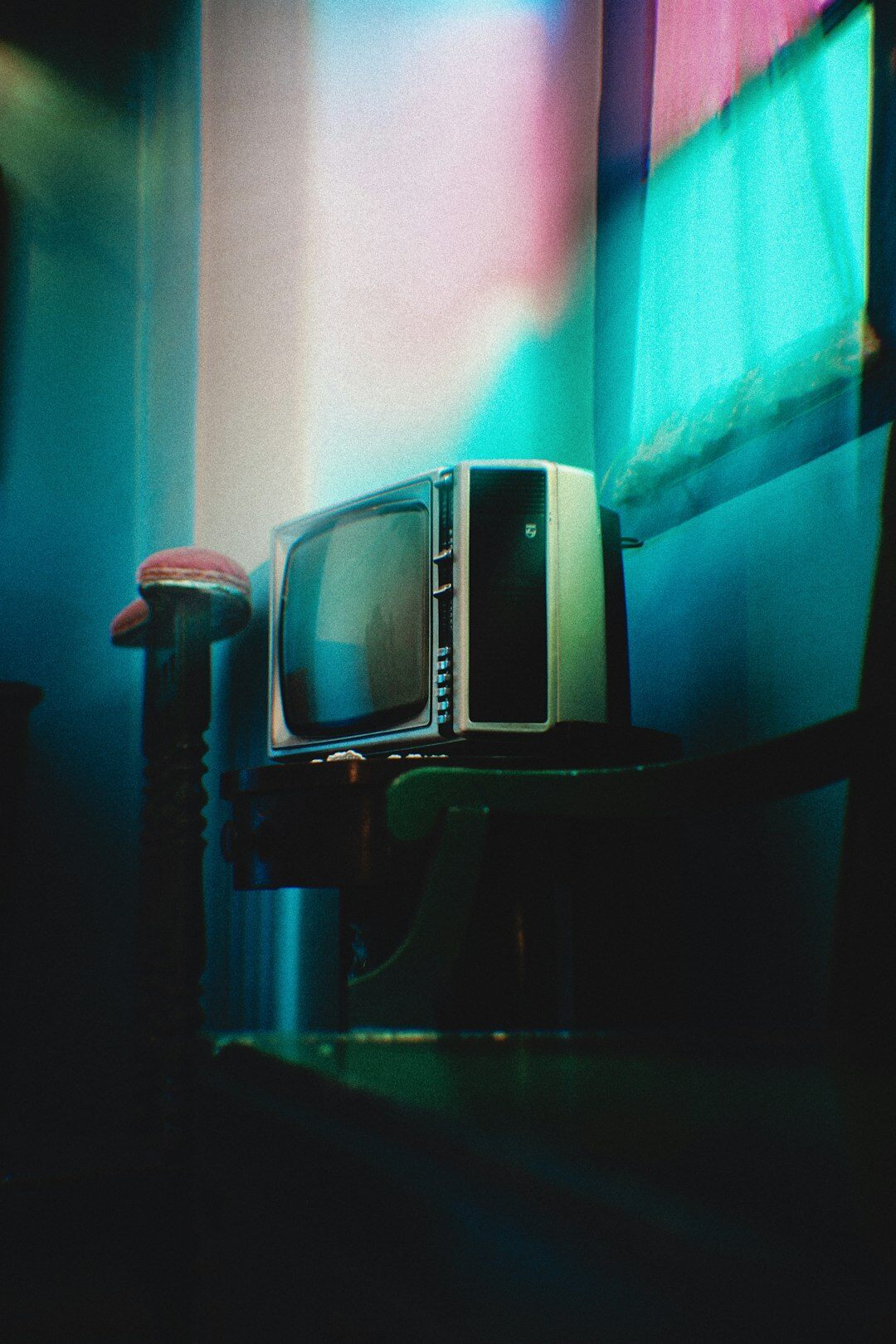 vintage television set
